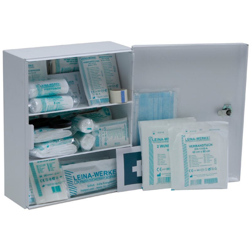 LEINA-WERKE armoire de secours B, sans contenu, blanc, 247×110×300 mm